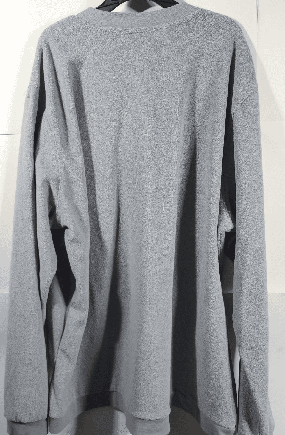 Adidas Men's XXL Gray Crewneck Pullover Sweatshirt Long Sleeve - Thumbnail 6