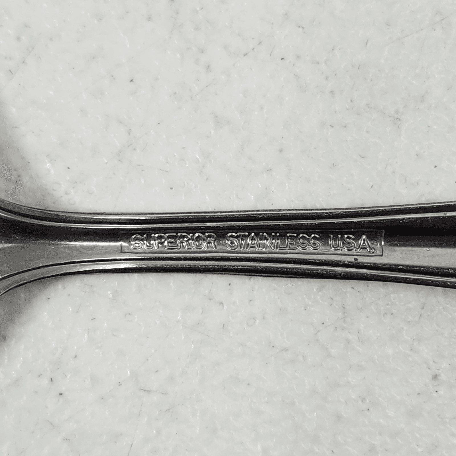 Superior Stainless Steel Flatware Pierced Cake Pie Server 8.75" Tulip MCM - Thumbnail 7