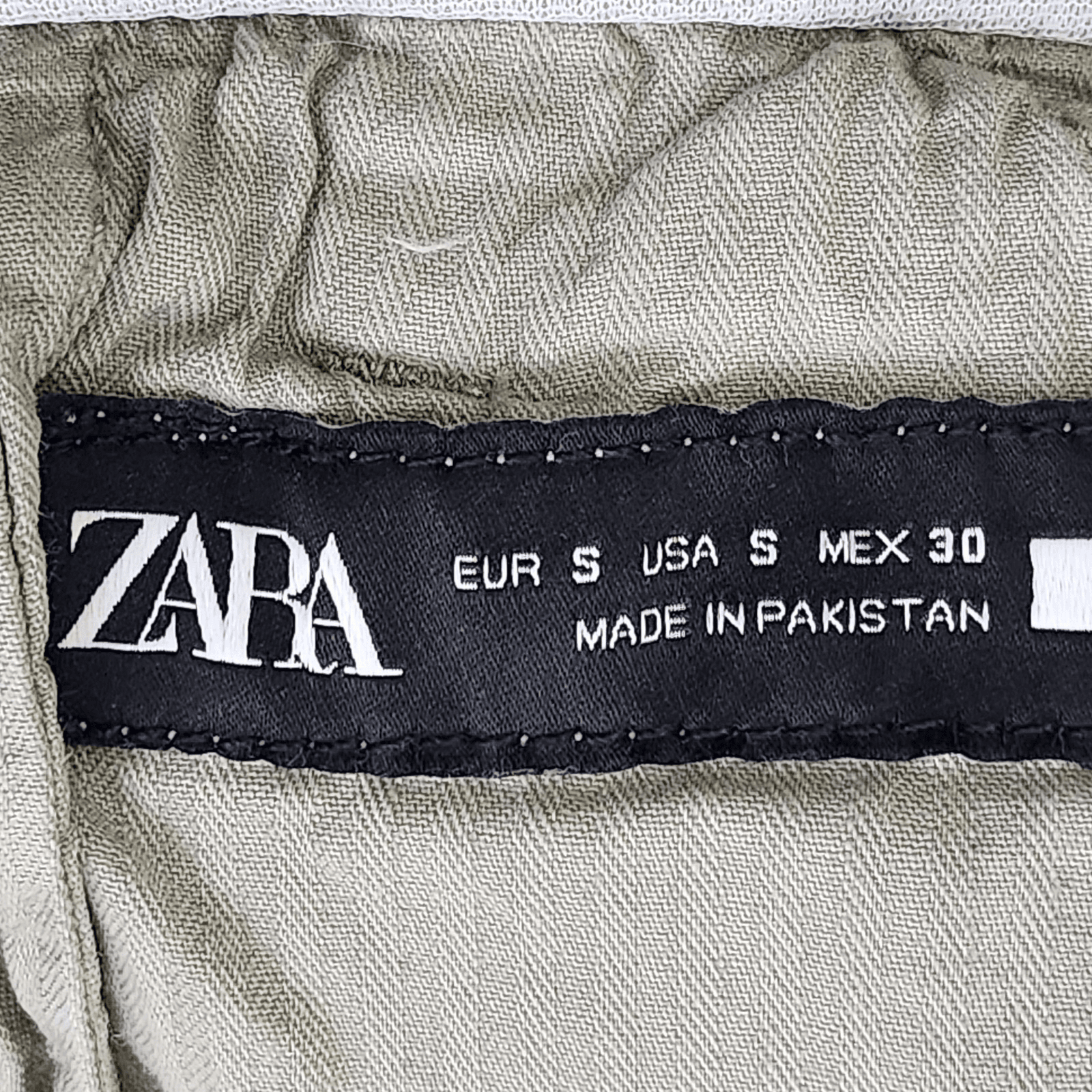 Zara Pants Men's Small Pants Elastic Waist Trousers With Pockets - Thumbnail 9