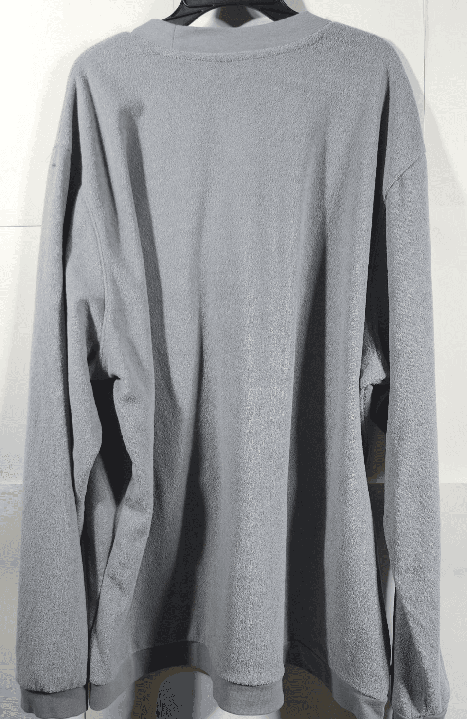 Adidas Men's XXL Gray Crewneck Pullover Sweatshirt Long Sleeve - Thumbnail 4