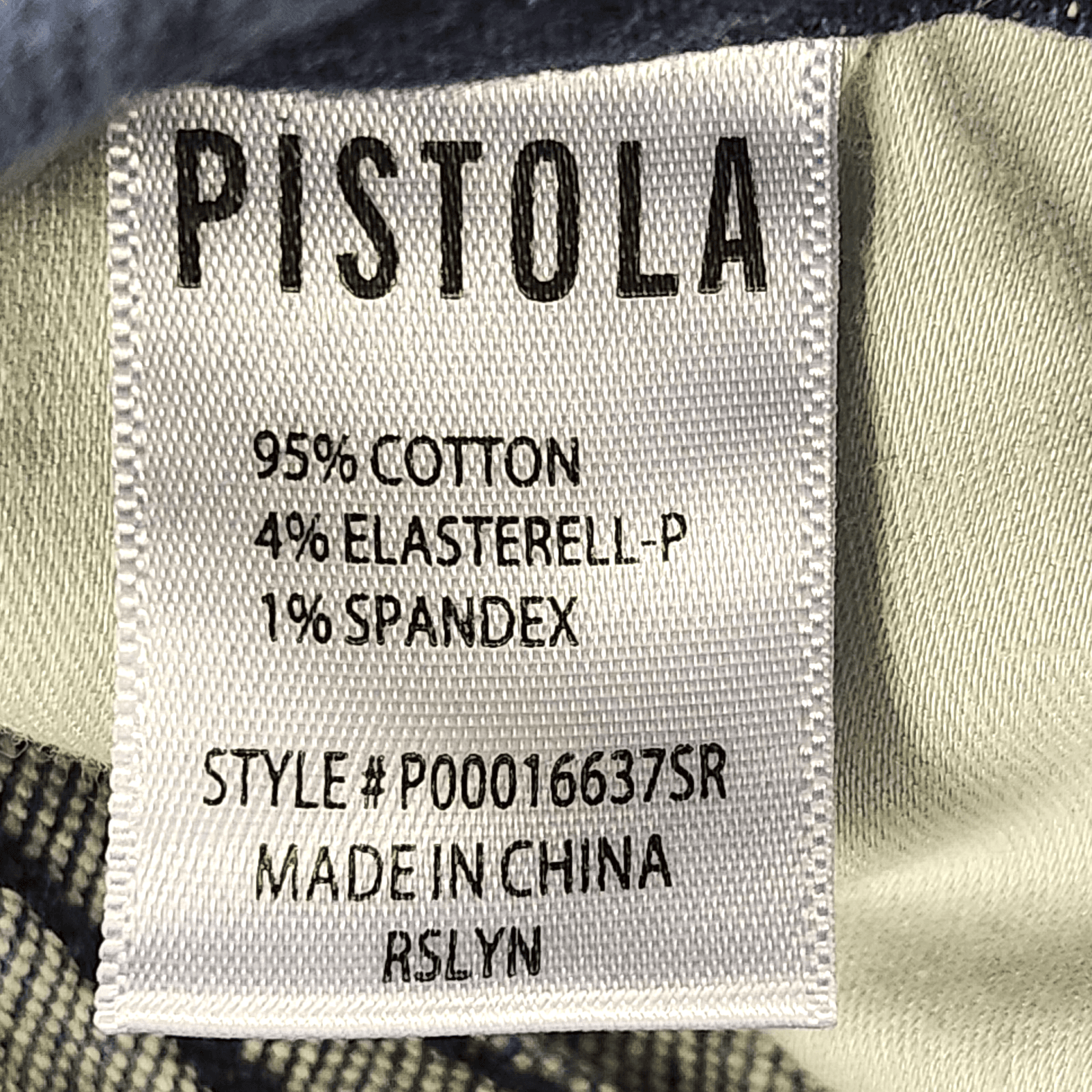 Pistola Women's 26 Jeans Blue Denim Mid Rise Raw Hem Ankle - Thumbnail 8