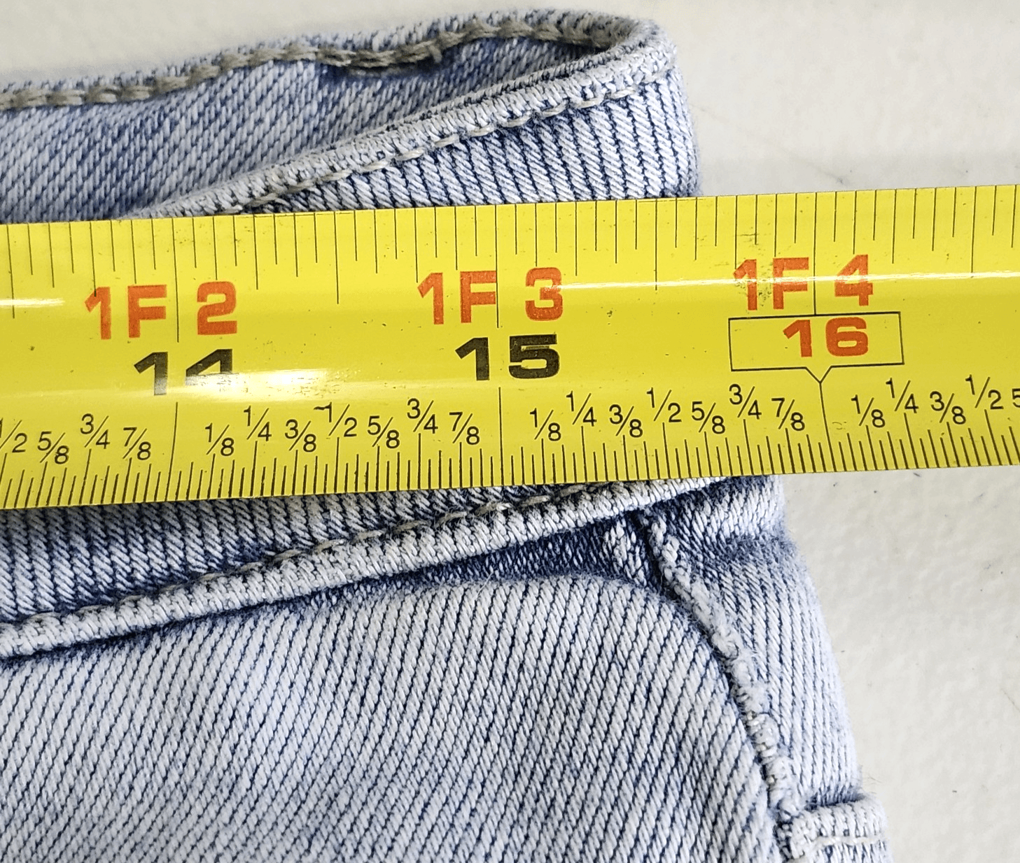 Lovervet by Vervet Women's 30 High Rise Raw Hem Bootcut Jeans Blue Denim - Thumbnail 2