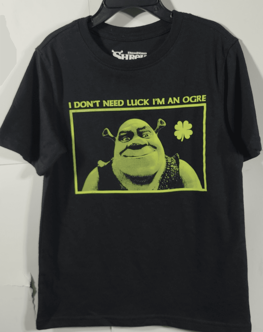 DreamWorks Shrek Boys Small Black Graphic T-Shirt Short Sleeve - Thumbnail 5