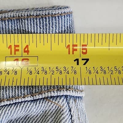 SO Women's 15 Jeans High Rise Straight Light Blue Denim NEW - Thumbnail 2
