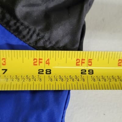 Gap Jacket Men's XL Pullover Windbreaker Stow Away Hood Blue Black Y2K 90's - Thumbnail 2