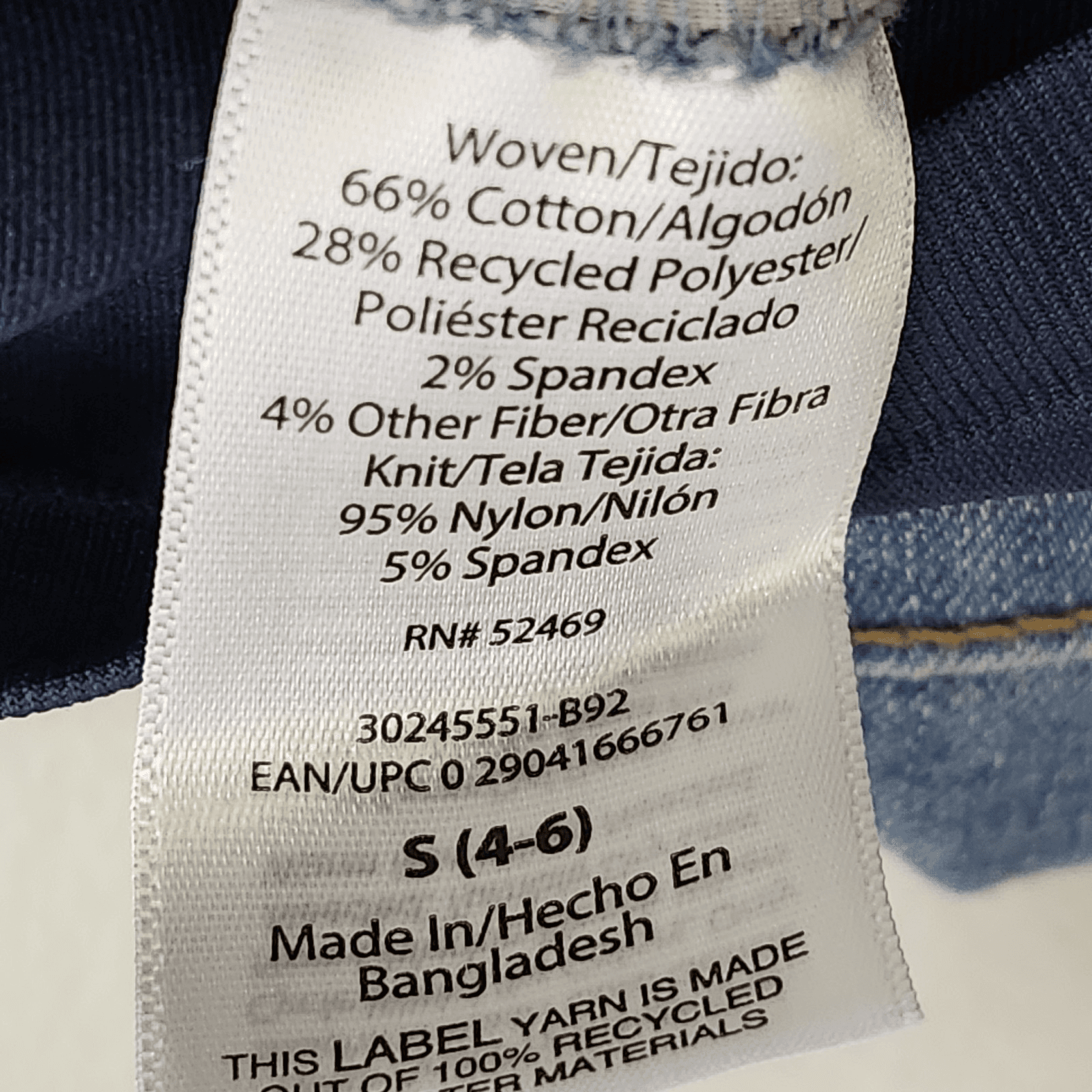 Time & Tru Women's S Maternity Jeans Straight Leg Blue Denim Stretch Pants NEW - Thumbnail 10