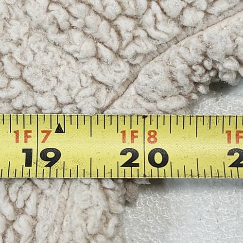Victoria's Secret Women Sweatshirt Size XS Beige Sherpa Hoodie Tunic Pocket - Thumbnail 2