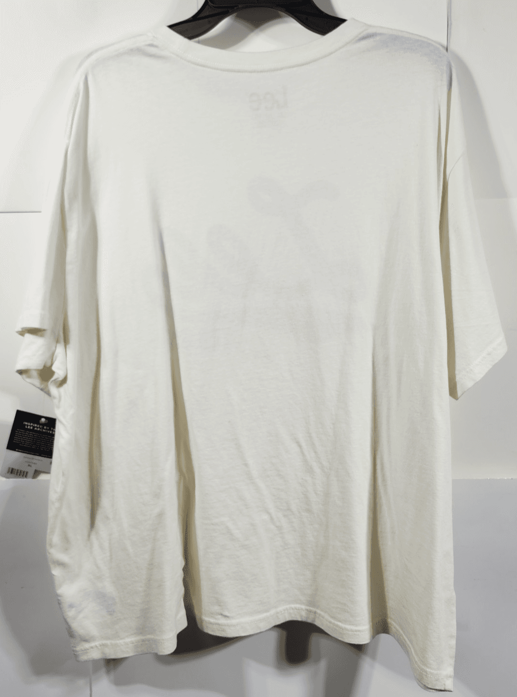 Lee Women's TShirt XL Graphic Logo Beige Short Sleeve NEW - Thumbnail 6