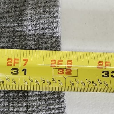 IZOD Shirt Men's Size XL Thermal Pullover Gray Long Sleeve - Thumbnail 3