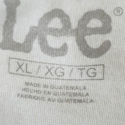 Lee Women's TShirt XL Graphic Logo Beige Short Sleeve NEW - Thumbnail 7