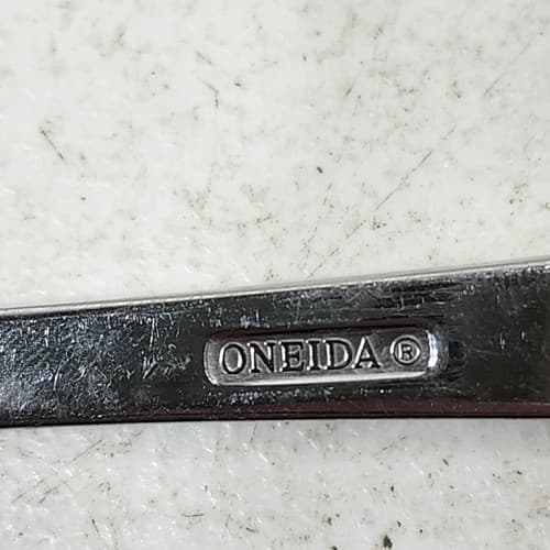 Oneida Slotted Metal Serving Spoon 8.5" Utensil Kitchen Restaurant - Thumbnail 6