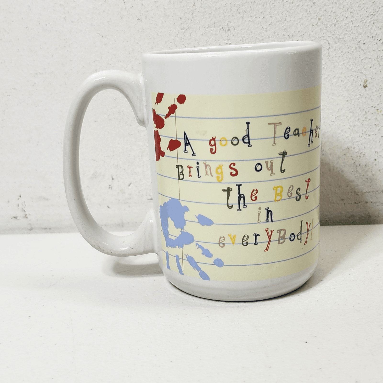 Vintage Royal Norfolk A Good Teacher Brings Out The Best Coffee Cup Mug - Thumbnail 2
