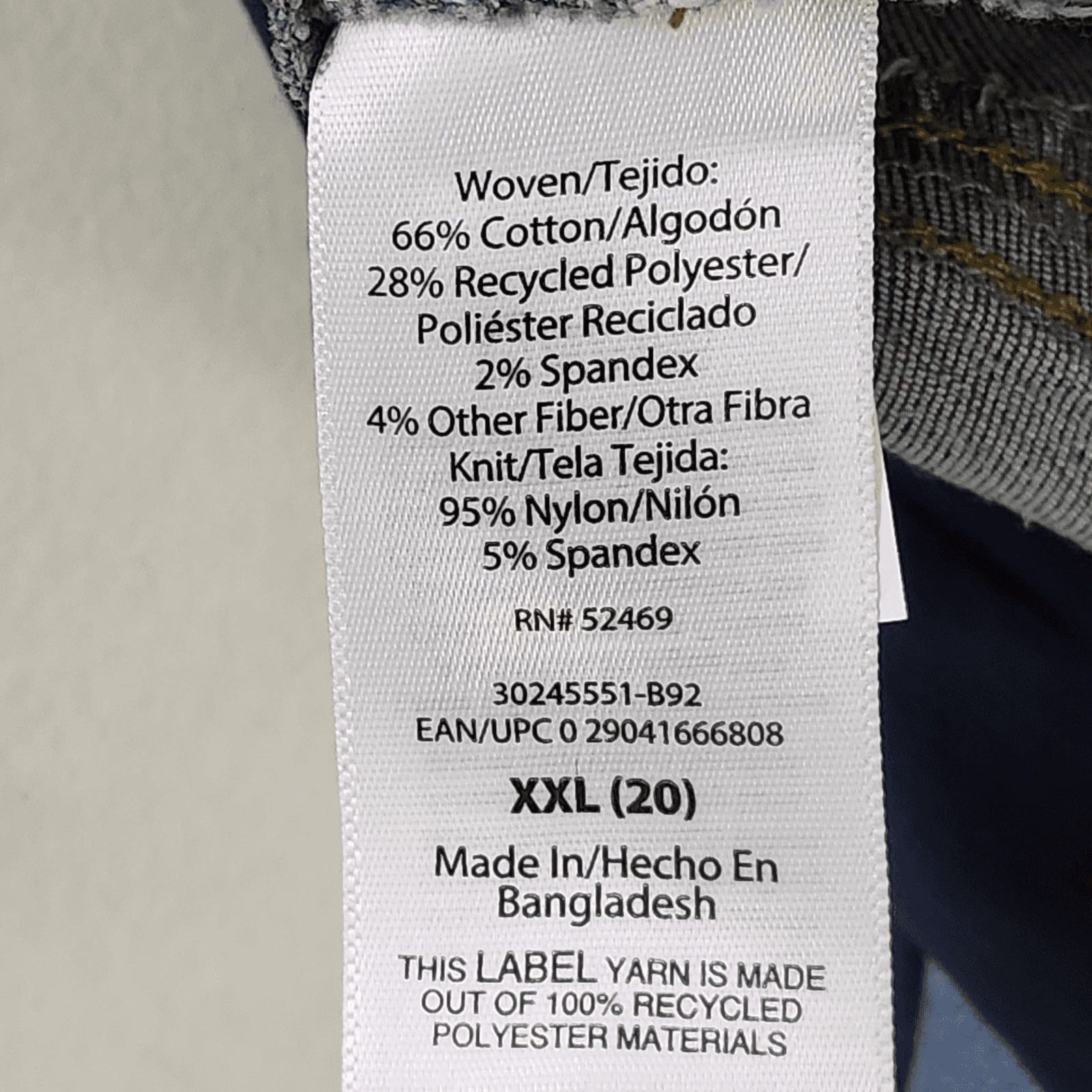 Time & Tru Women's XXL Maternity Jeans Straight Leg Blue Denim Stretch Pants NEW - Thumbnail 10