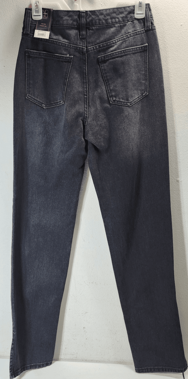 No Boundaries Womens Super High Rise Straight Jeans Size 5 Pants NEW - Thumbnail 6