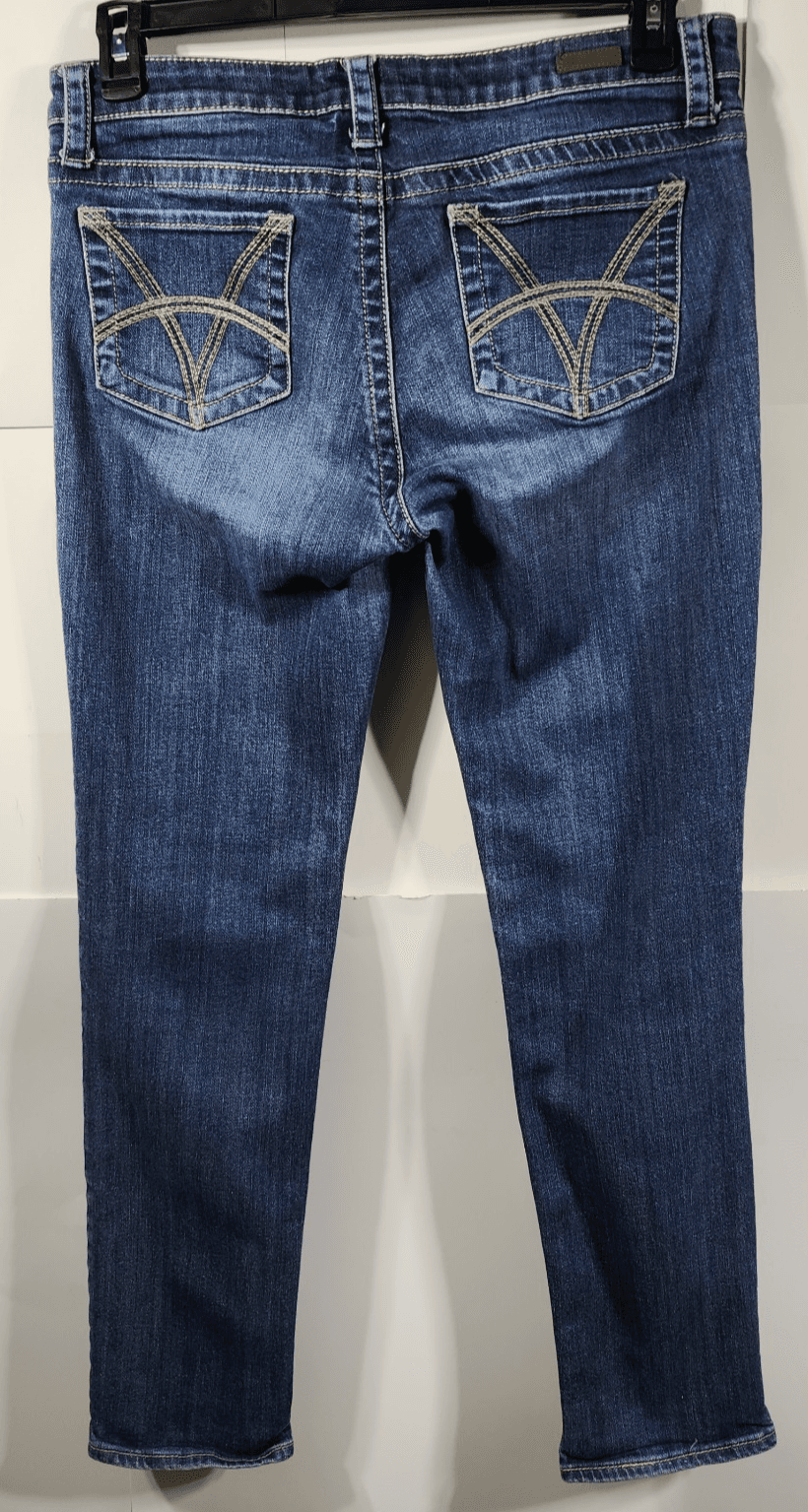 Kut from the Kloth Jeans Women 8 Stevie Straight Leg Mid Rise Southwestern Y2K - Thumbnail 4