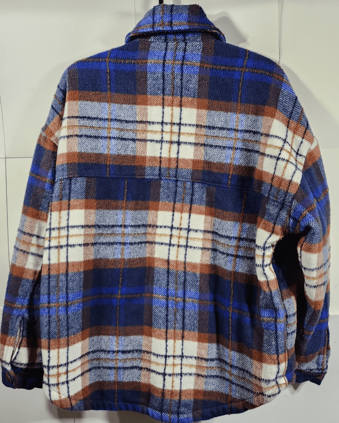 Arizona Jeans Shirt Men's S Plaid Button Up Flannel Fleece Lined Western - Thumbnail 6