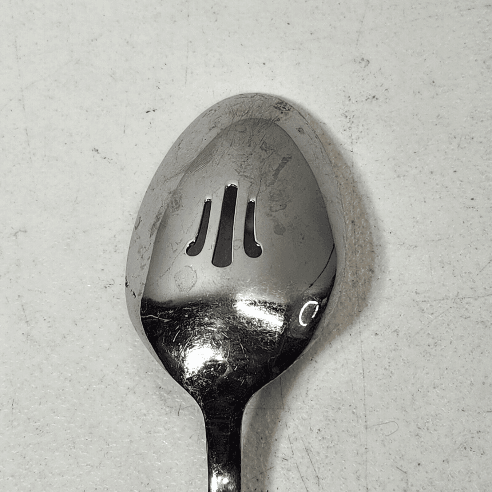 Oneida Slotted Metal Serving Spoon 8.5" Utensil Kitchen Restaurant - Thumbnail 5