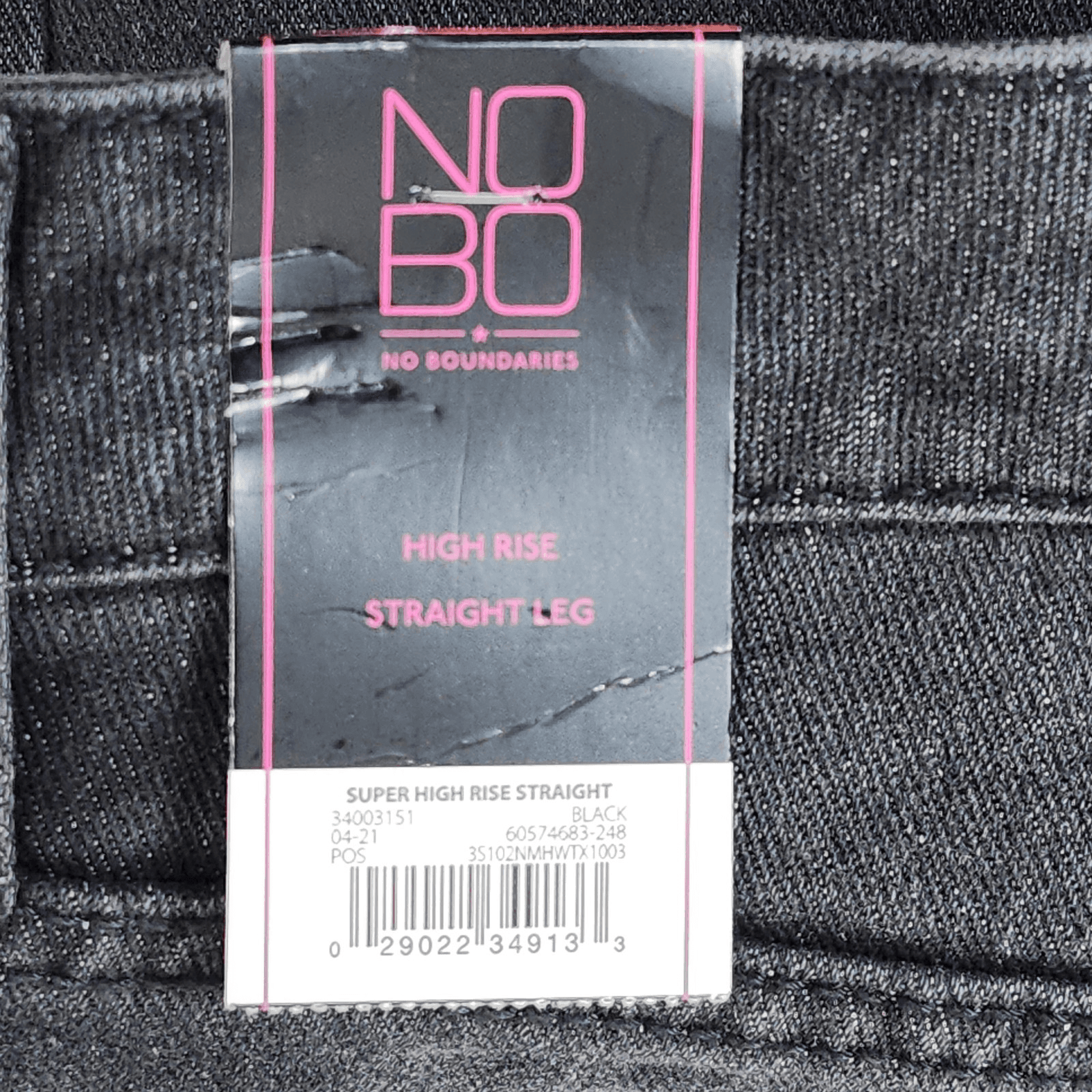 No Boundaries Womens Super High Rise Straight Jeans Size 5 Pants NEW - Thumbnail 8