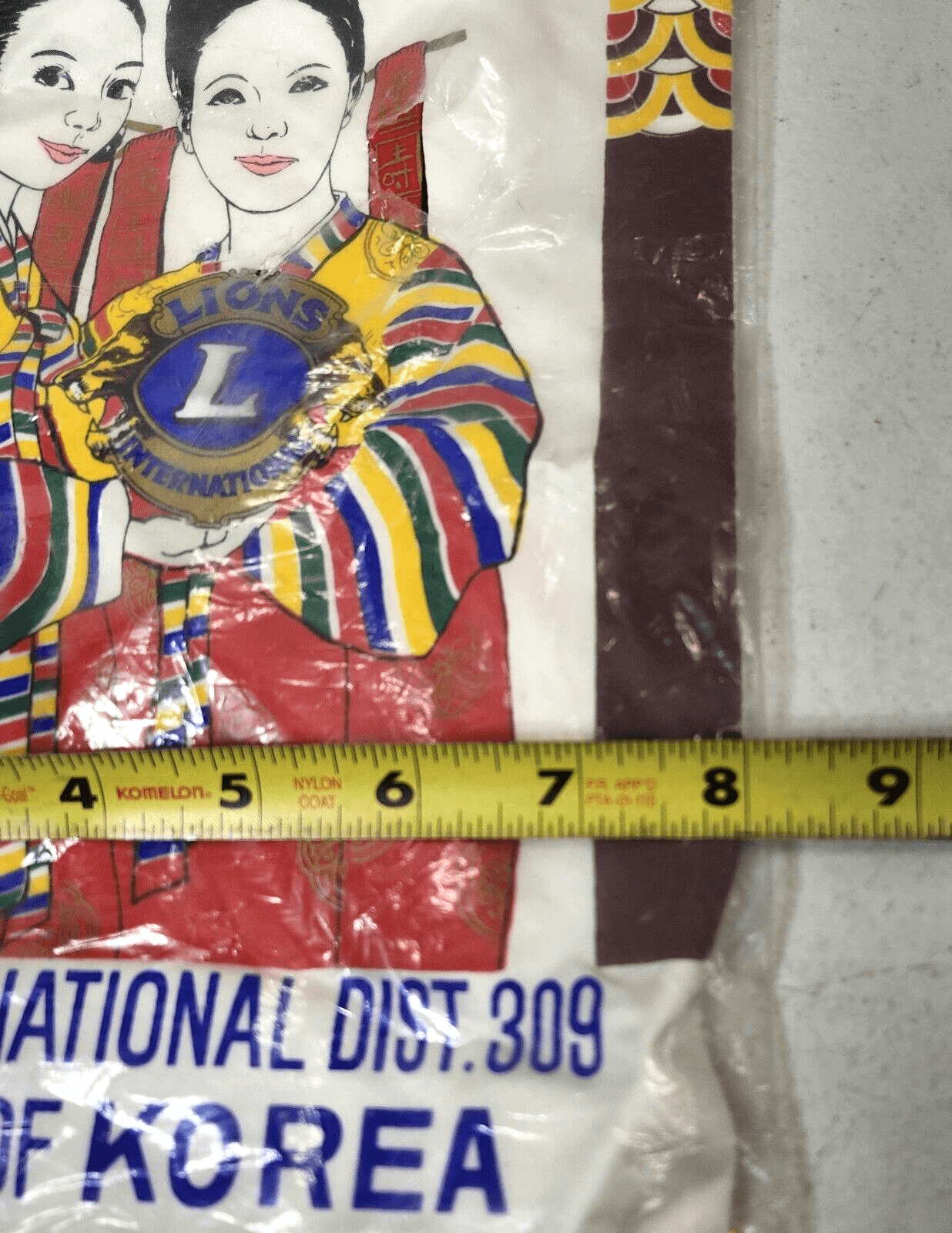 Lions Club International Banner Flag Republic of Korea District 309 Silk - Thumbnail 4
