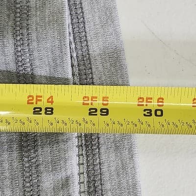 Falls Creek Men's XL 1/4 Zip Pullover Sweatshirt Gray Long Sleeve - Thumbnail 3