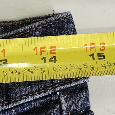 Women's St Johns Bay Petites Size 6P Boot Cut Blue Jeans Mid Rise - Thumbnail 2