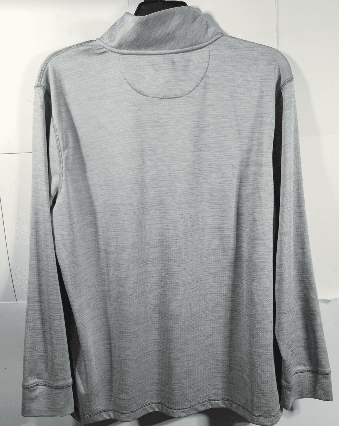 Falls Creek Men's XL 1/4 Zip Pullover Sweatshirt Gray Long Sleeve - Thumbnail 4