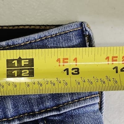 White House Black Market Women's 0 Blue Mid Rise Skinny Ankle Jeans - Thumbnail 2