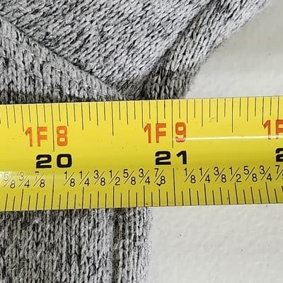Telluride Clothing Co Men's M Sweater Gray Long Sleeve 1/4 Button - Thumbnail 2