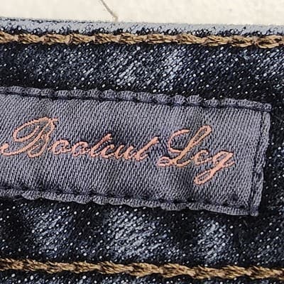 Women's St Johns Bay Petites Size 6P Boot Cut Blue Jeans Mid Rise - Thumbnail 7