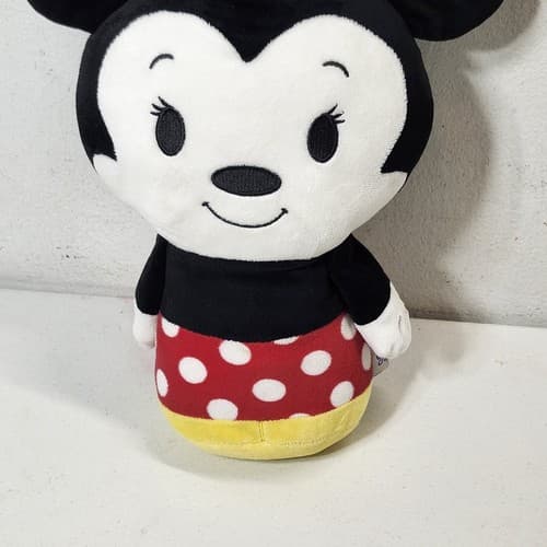Hallmark Itty Bittys Disney Minnie Mouse Plush Stuffed Animal 13" Polka Dots - Thumbnail 4