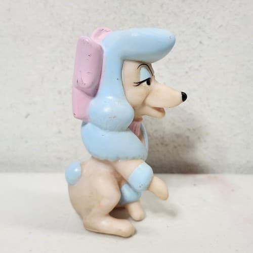 Georgette 1988 Disney Oliver & Co Girl Poodle Dog Action Figure Toy Vintage - Thumbnail 4