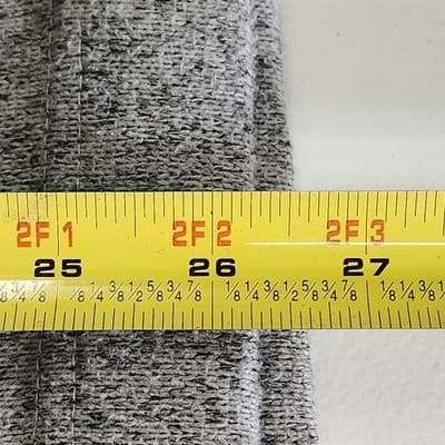 Telluride Clothing Co Men's M Sweater Gray Long Sleeve 1/4 Button - Thumbnail 3