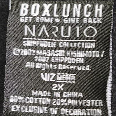 Naruto Men's 2XL Sweatshirt Shippuden Akatsuki Crest BoxLunch Exclusive - Thumbnail 7