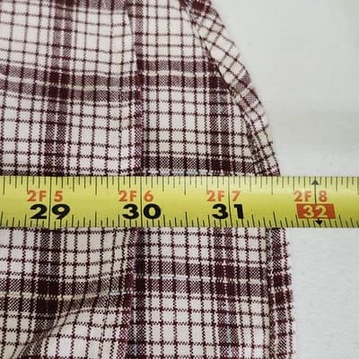 Wrangler Rugged Wear Men's Long Sleeve Button Down Shirt Red XL Pockets Work - Thumbnail 3