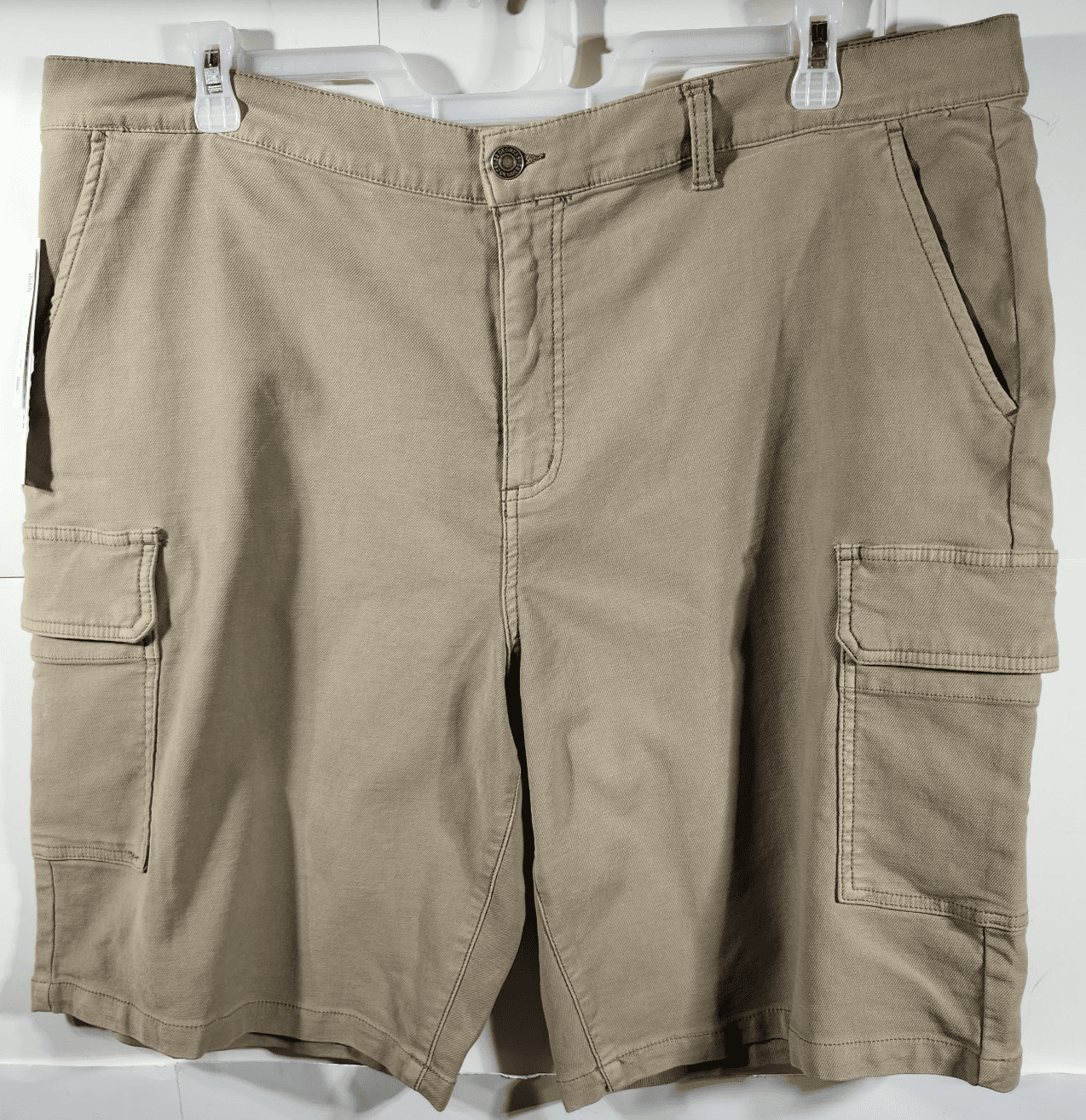 32 Degrees Cool Men's 40 Cargo Shorts Beige With Pockets NEW - Thumbnail 5