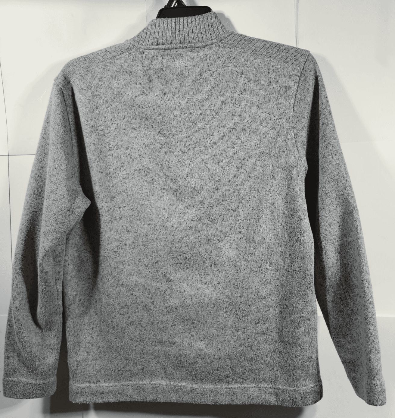 Telluride Clothing Co Men's M Sweater Gray Long Sleeve 1/4 Button - Thumbnail 6
