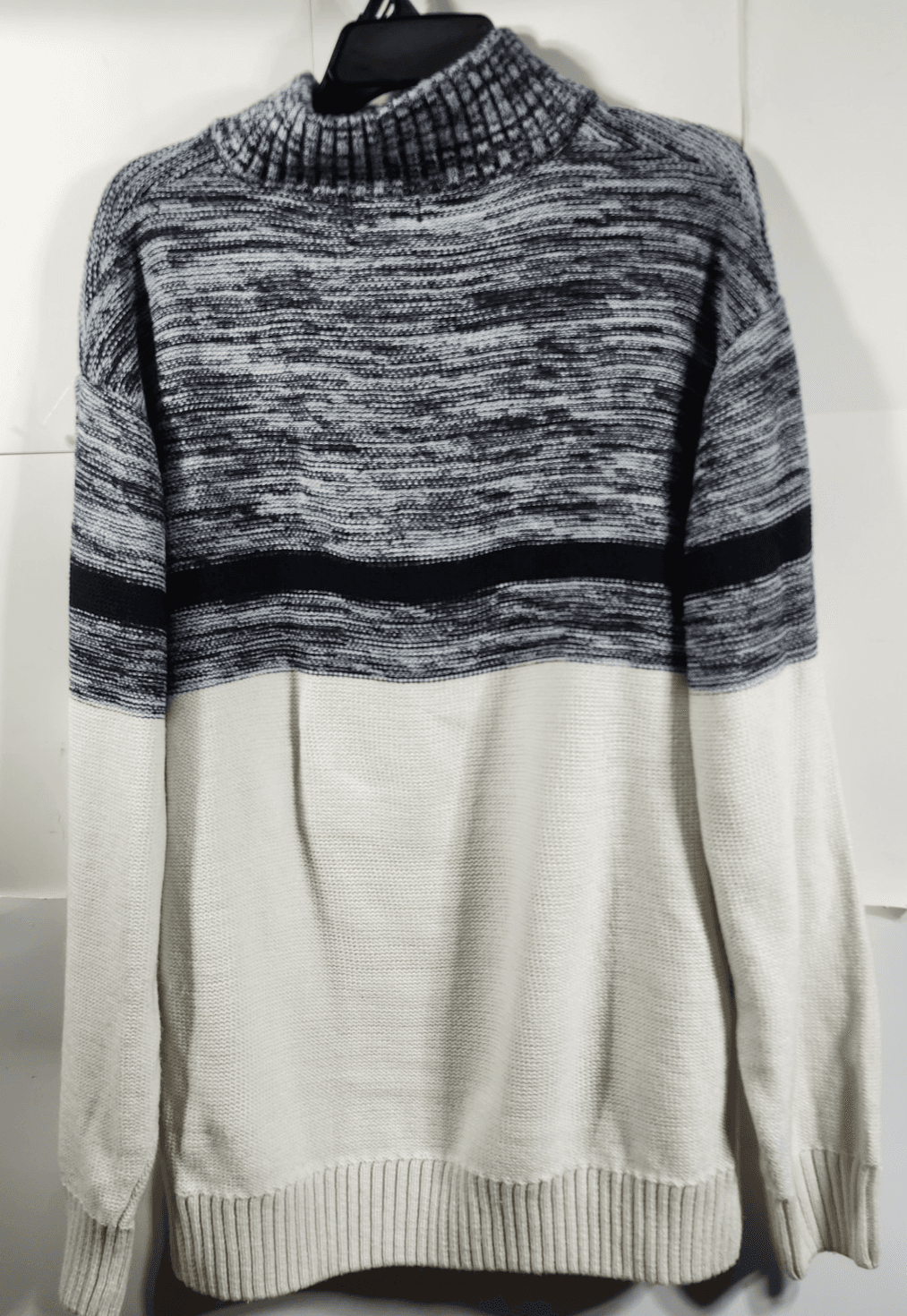Park Slope 1/4 Zip Pullover Men's 2XL Grunge Ski New York Sweater - Thumbnail 6