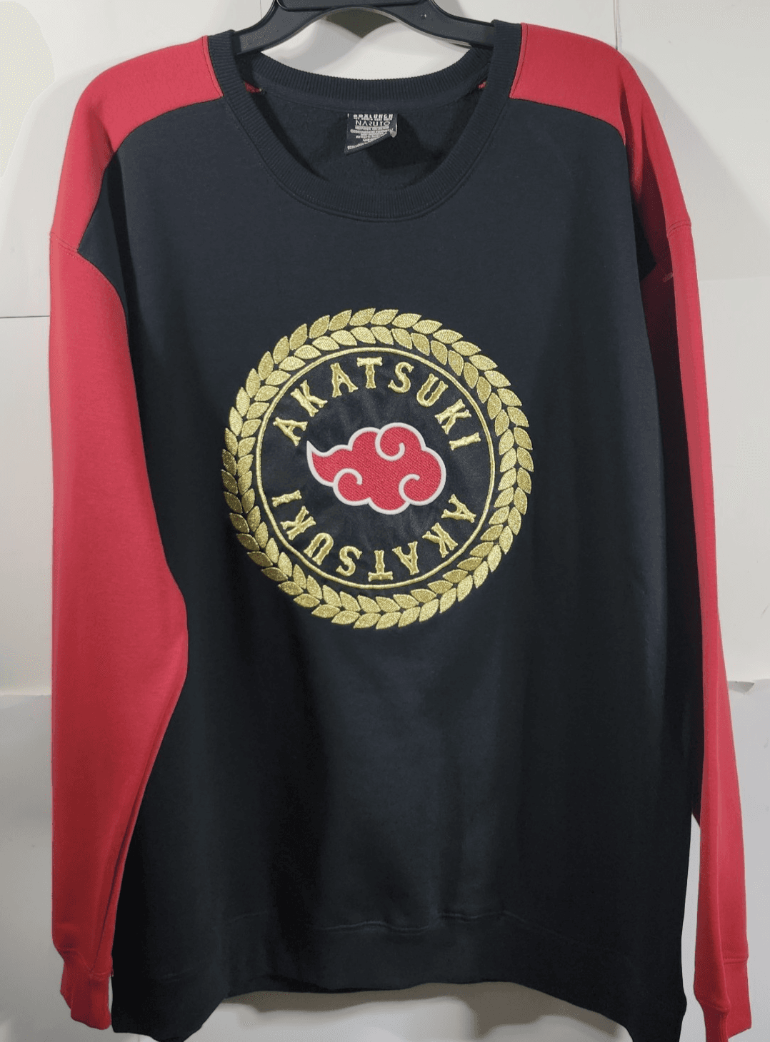 Naruto Men's 2XL Sweatshirt Shippuden Akatsuki Crest BoxLunch Exclusive - Thumbnail 5