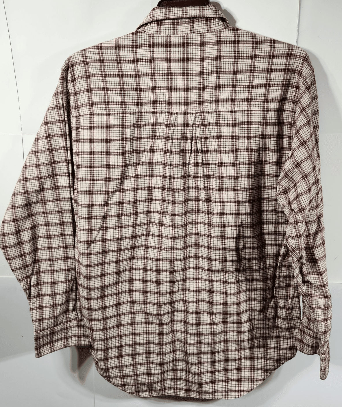 Wrangler Rugged Wear Men's Long Sleeve Button Down Shirt Red XL Pockets Work - Thumbnail 6