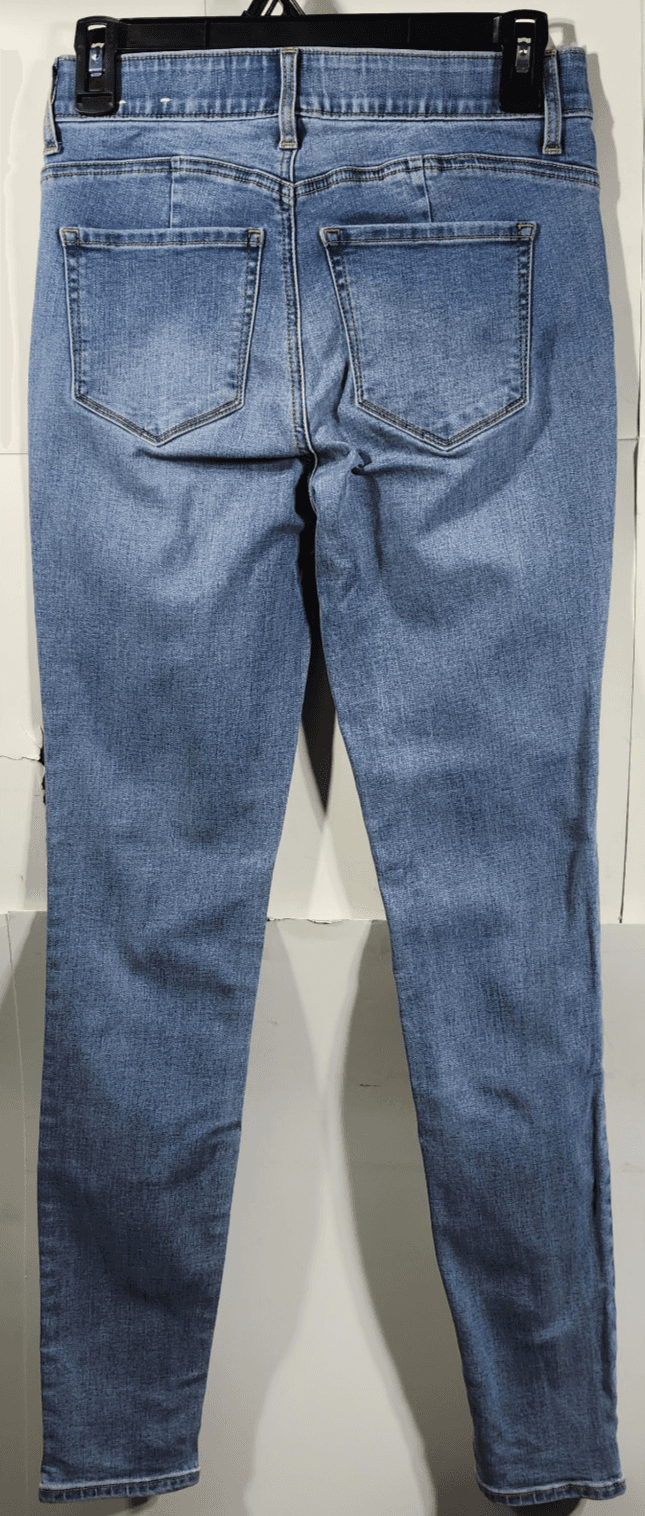 White House Black Market Women's 0 Blue Mid Rise Skinny Ankle Jeans - Thumbnail 6