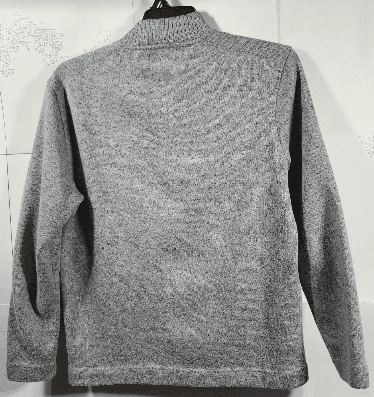 Telluride Clothing Co Men's M Sweater Gray Long Sleeve 1/4 Button - Thumbnail 4