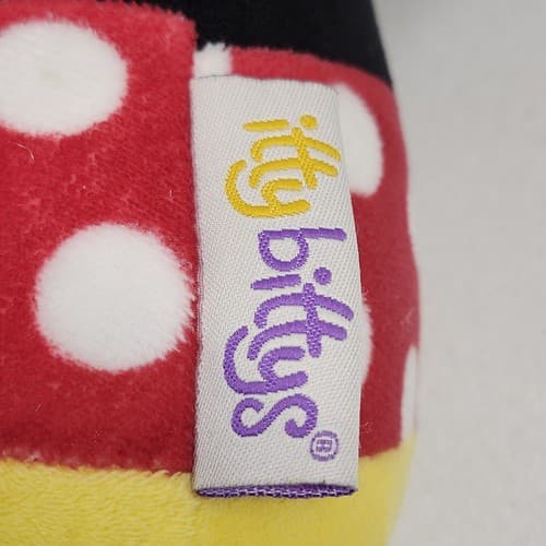 Hallmark Itty Bittys Disney Minnie Mouse Plush Stuffed Animal 13" Polka Dots - Thumbnail 5