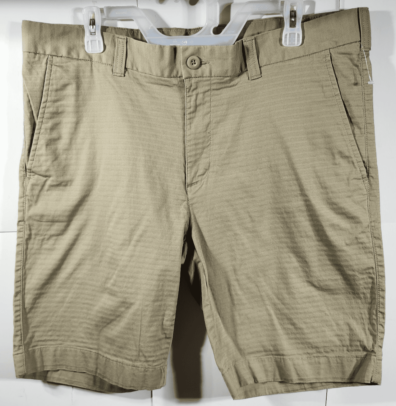 Rowm Men's 38 Shorts Beige Stretch With Pockets - Thumbnail 5