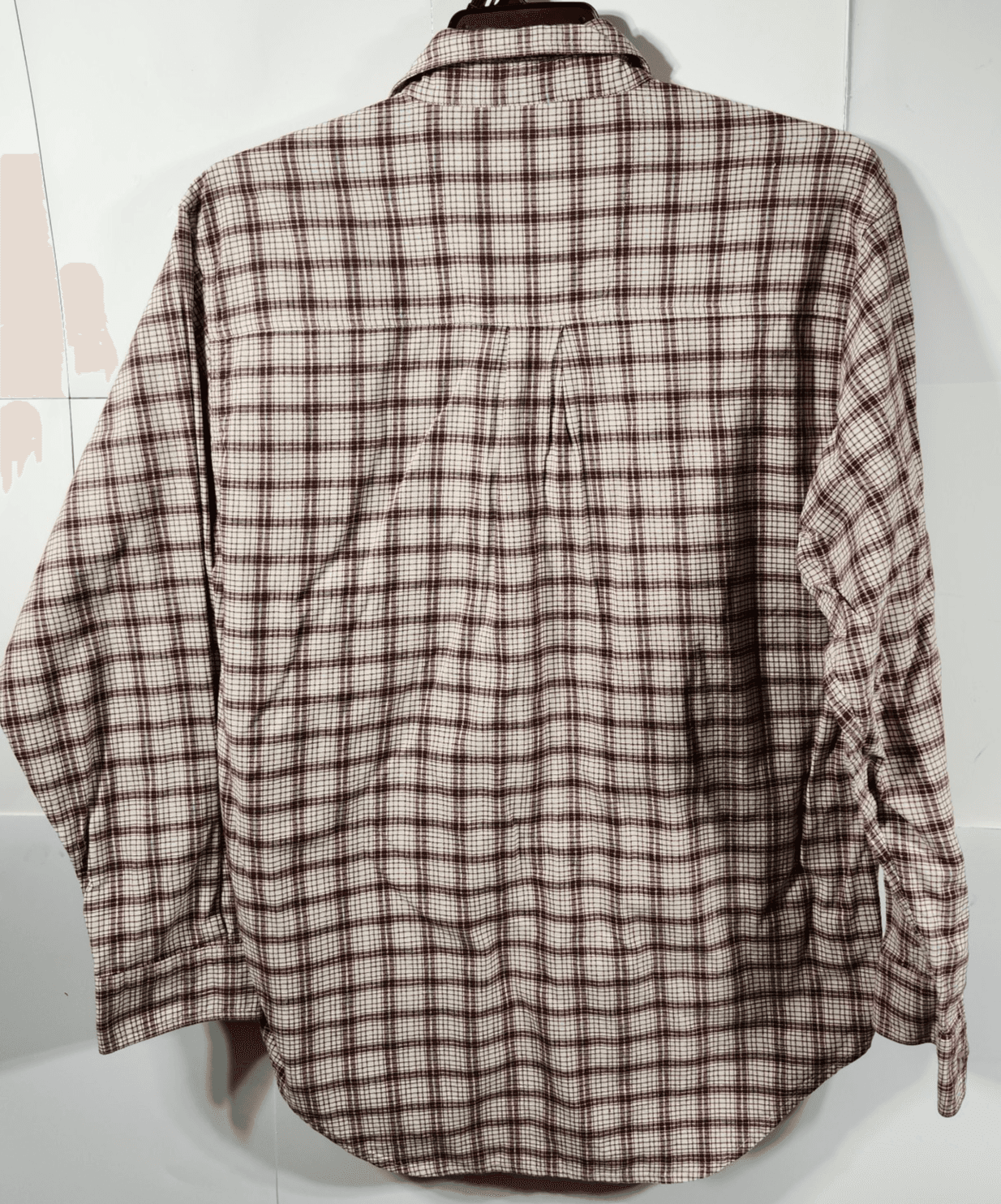 Wrangler Rugged Wear Men's Long Sleeve Button Down Shirt Red XL Pockets Work - Thumbnail 4