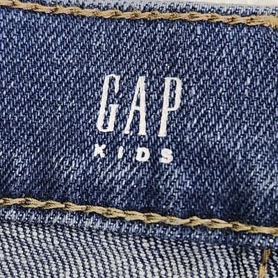 Gap Original Taper Jeans Girl's 18 Blue Denim 90's With Pockets NEW - Thumbnail 7