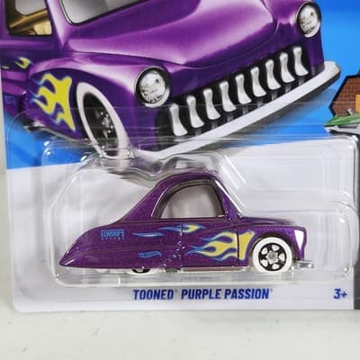2026 Hot Wheels Tooned Purple Passion HW Dream Garage Car 1/64 Toy Vehicle NEW - Thumbnail 2