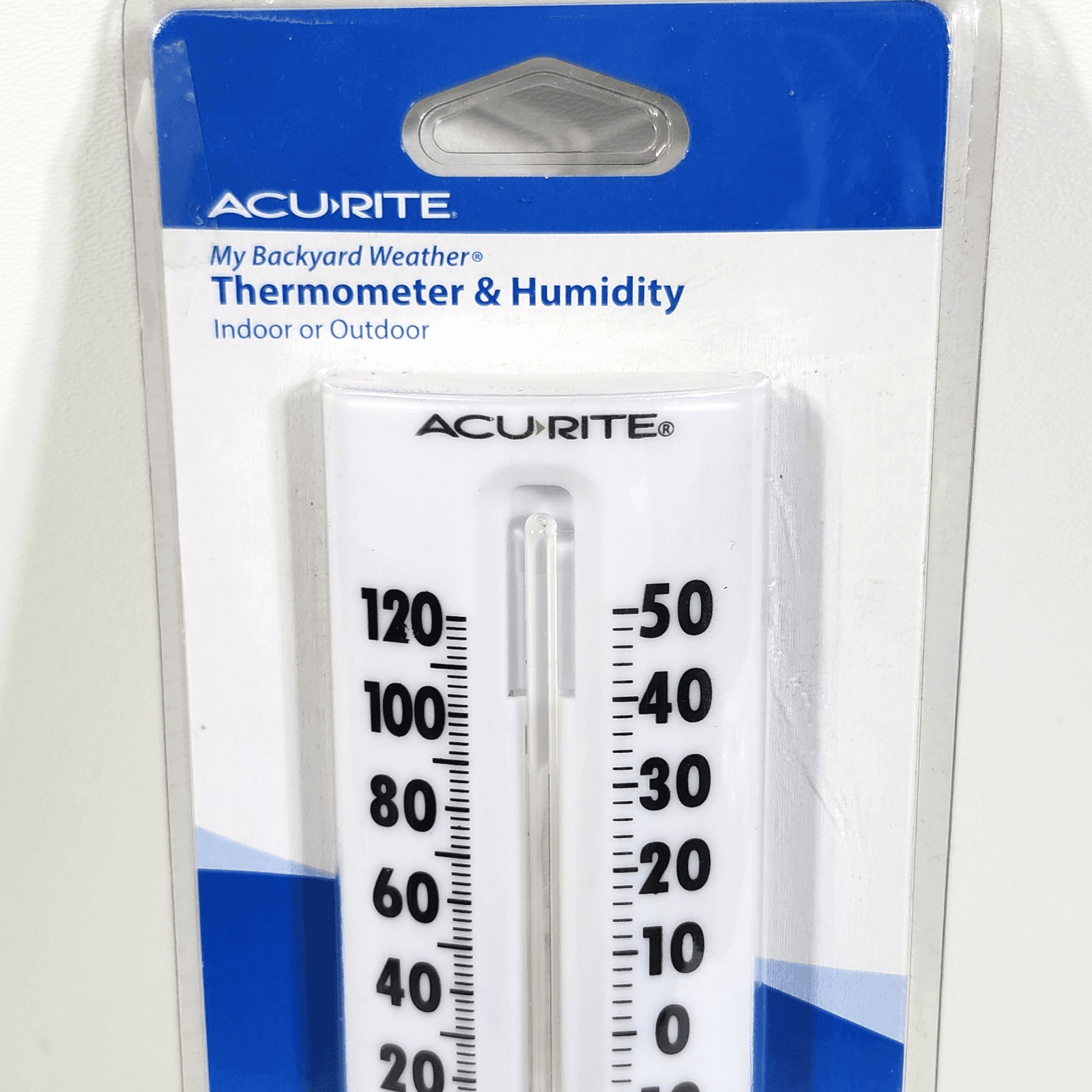 AcuRite Indoor Thermometer and Humidity Gauge White NEW - Thumbnail 2