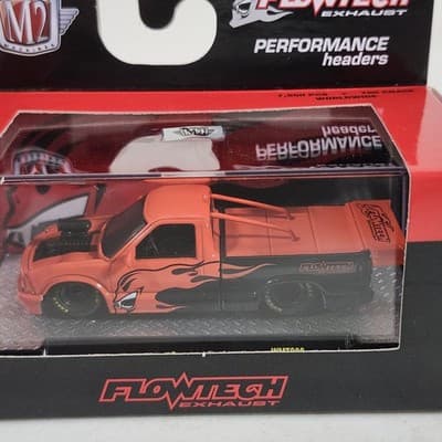 M2 Machines 1995 Chevrolet S10 FlowTech Drag Truck 1/64 Toy Vehicle NEW - Thumbnail 2