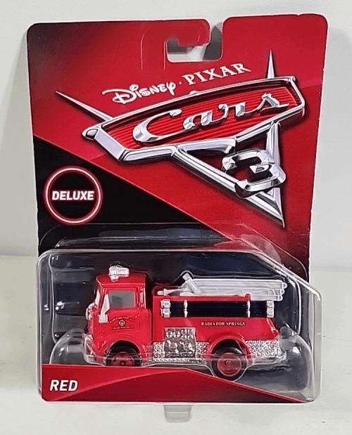 Mattel Disney Pixar Cars Red Fire Truck 1/55 Toy Rescue Vehicle 2016 NEW - Thumbnail 7