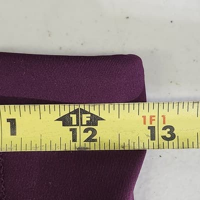 Avia Crop Leggings Womens Size XS Purple Elastic Waist Pull On Pockets NEW - Thumbnail 2